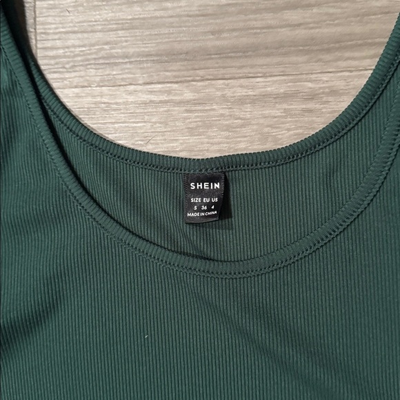 SHEIN Sleeveless Forest Green Jumper - Picture 6 of 6